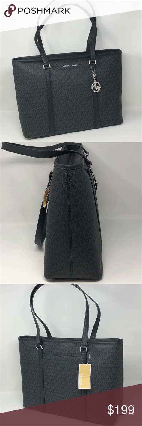 michael kors sady logo bag black|Sady Large Logo Top.